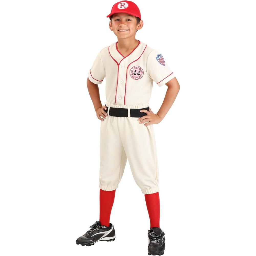 imageA League Of Their Own Jimmy Costume for Kids  Vintage Baseball Player Uniform  Rockford Peaches CostumeCostume