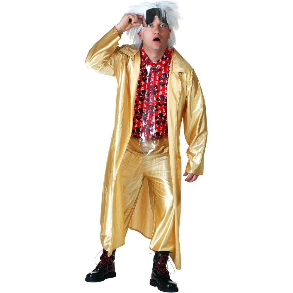 imageBack to the Future II Adult Emmett Brown Costume Mens Future Doc Brown Costume