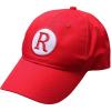 imageAdult A League of Their Own Baseball Costume Hat Cotton Twill Fabric with Embroidered R EmblemRed