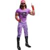 imageWWE Adult Macho Man Madness Costume Mens Purple Tough Guy Wrestling Halloween Outfit