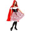 imageWomens Knee Length Red Riding Hood Costume Red Riding Hood Dress for Women