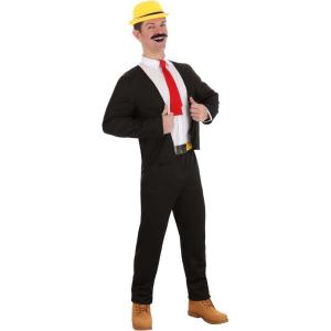Men’s Wimpy Popeye Halloween Costume | Adult Wimpy Outfit with Hat, Shirt, Jacket, Pants, and Accessories for Themed Parties
