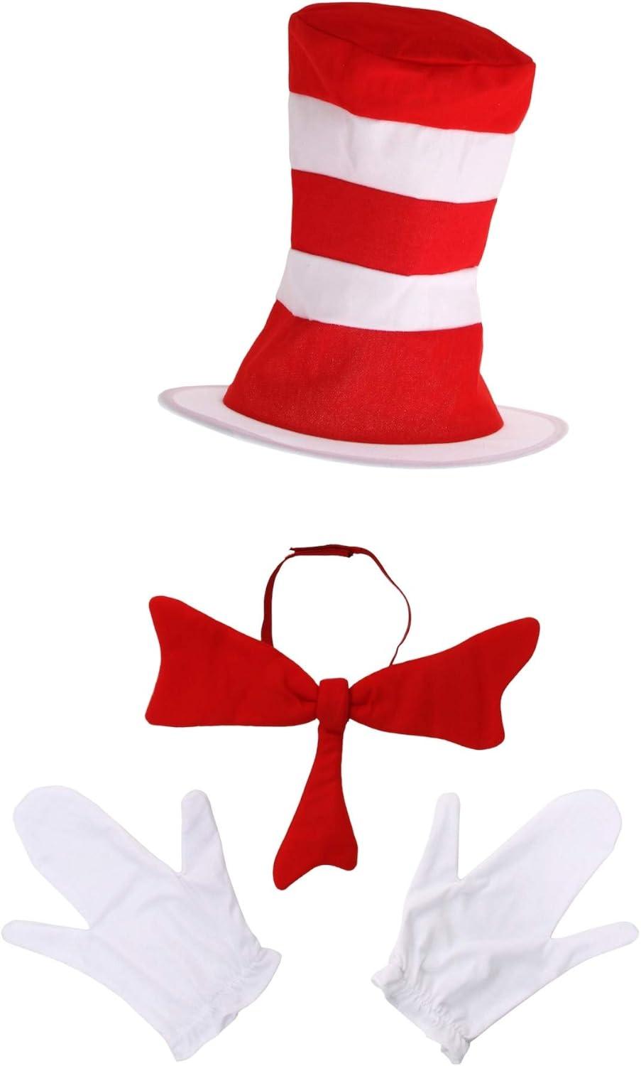 imageDr Seuss Cat in the Hat Costume Accessory Kit for Kids