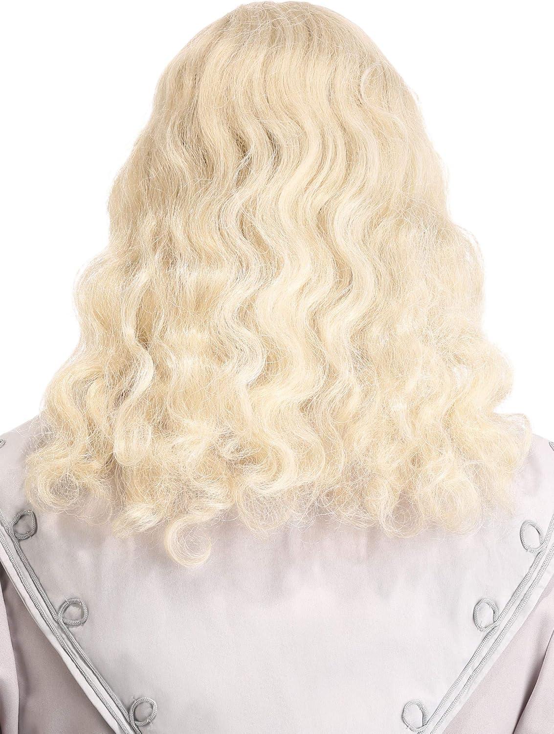 imageHeadmaster Wizard Beard ampamp Wig Costume Set Wizard Movie Character Cosplay Accessory Elderly White Beard ampamp WigBundle W Wig Cap