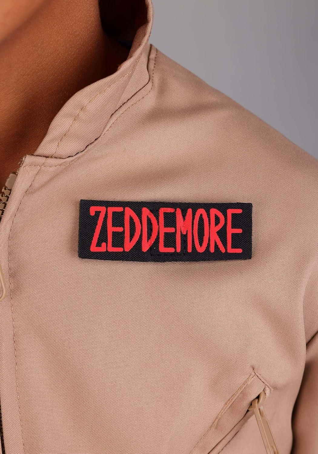 imageKids Ghostbusters Uniform Costume Movie Character Jumpsuit with Name Patches and Belt for Halloween