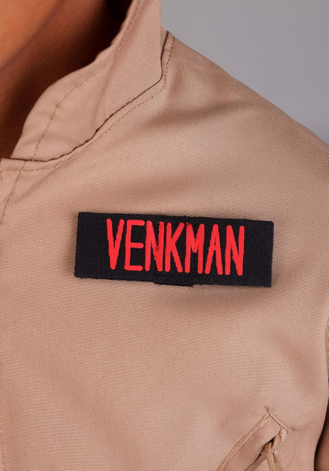 imageKids Ghostbusters Uniform Costume Movie Character Jumpsuit with Name Patches and Belt for Halloween