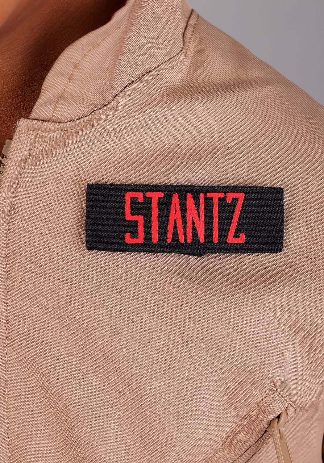 imageKids Ghostbusters Uniform Costume Movie Character Jumpsuit with Name Patches and Belt for Halloween