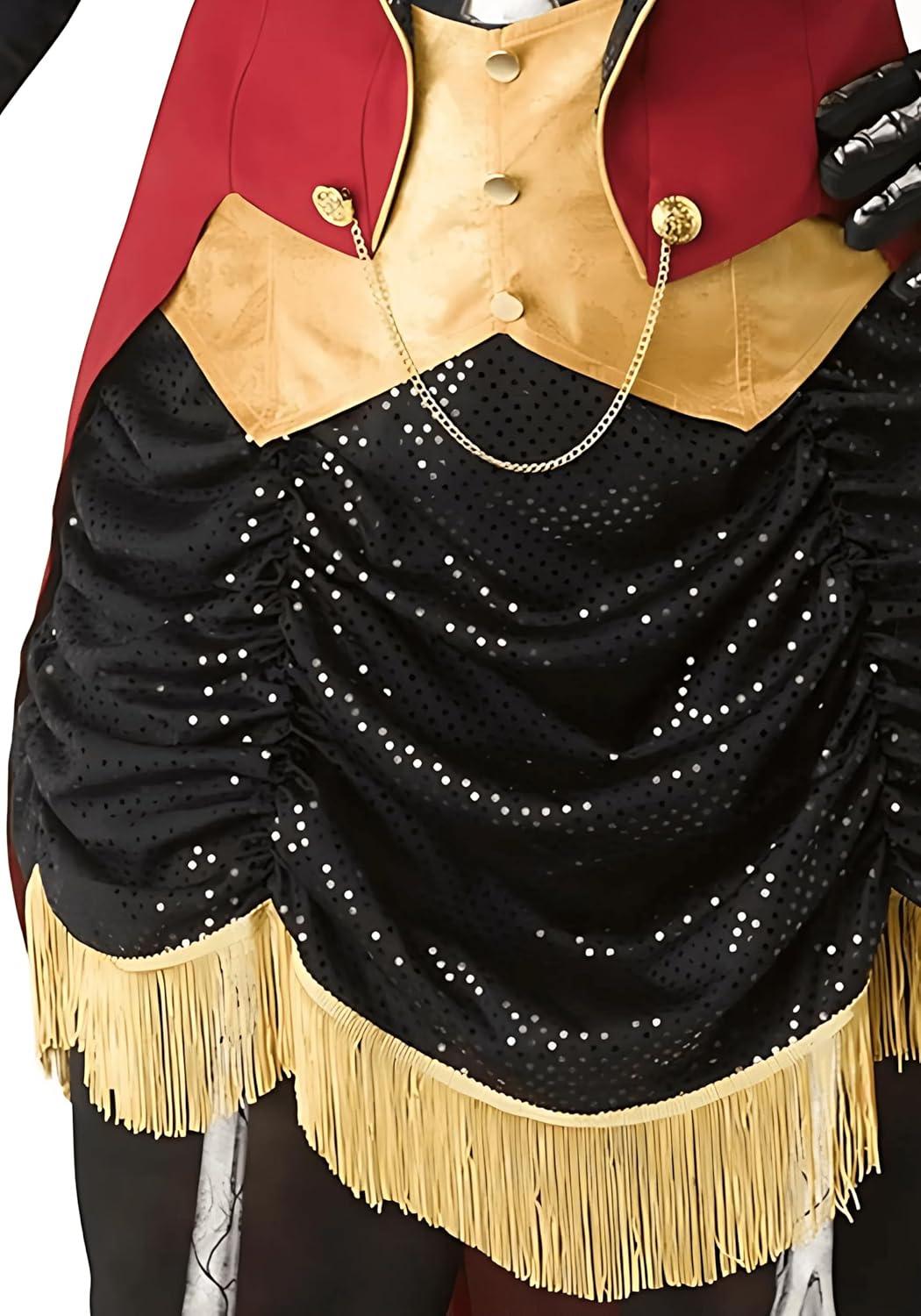 imagePlus Size Skeleton Ringmistress Womens Costume  Scary Plus Size Costumes 2X Multicolored