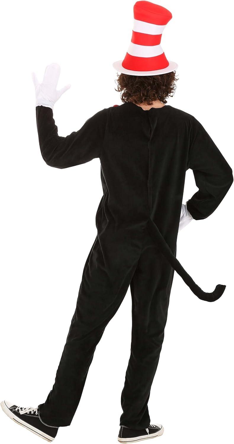 imageelope Dr Seuss The Cat in The Hat Deluxe Costume for Adults Large LargeMedium Tall