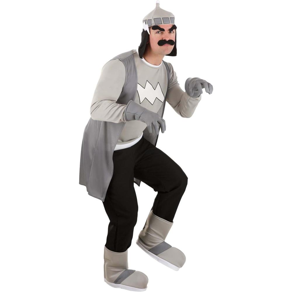 imageAdult Murky Costume  Rainbow Brite Villain Murkwell Dismal Mens Complete Grey Retro Cartoon Character Outfit