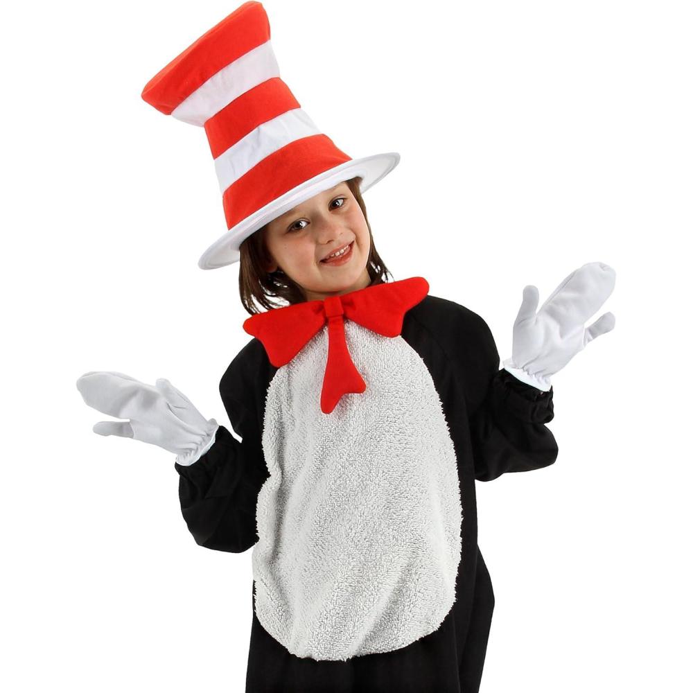 imageDr Seuss Cat in the Hat Costume Accessory Kit for Kids