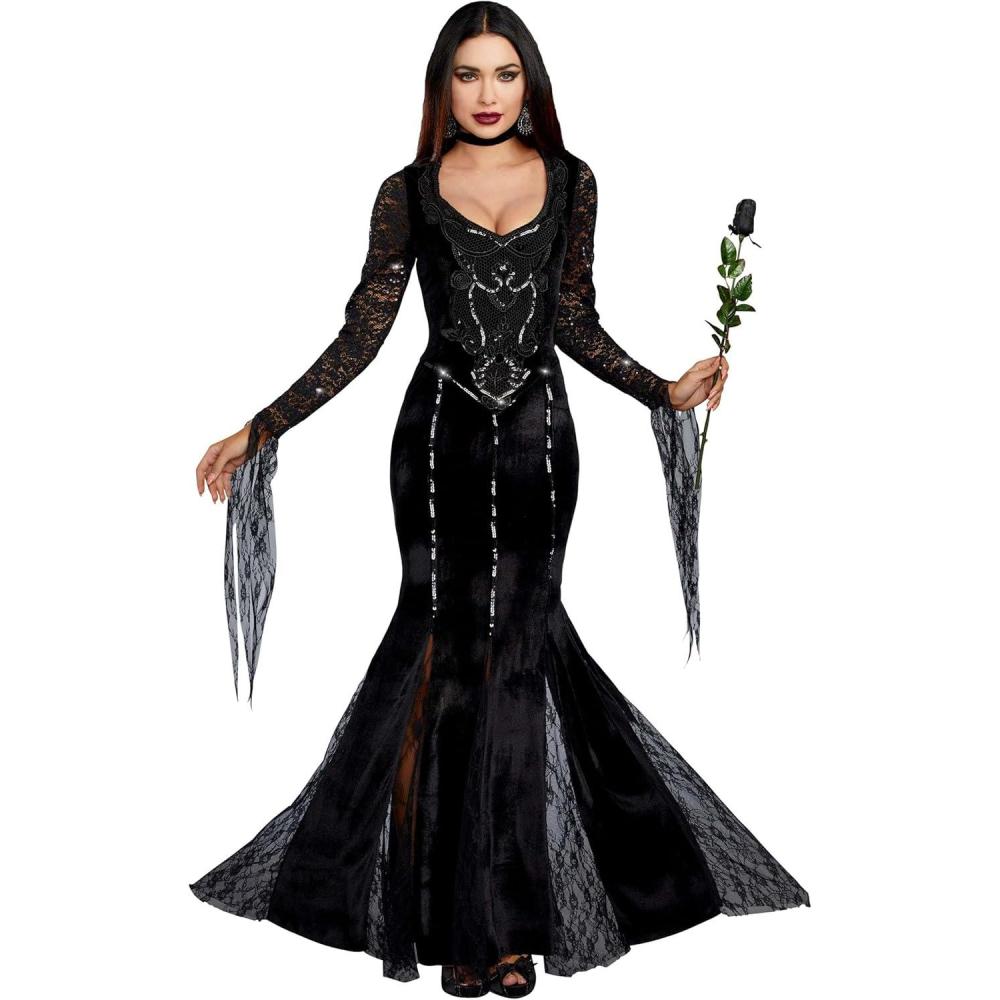 imageDreamgirl Womens Frightfully BeautifulBlack