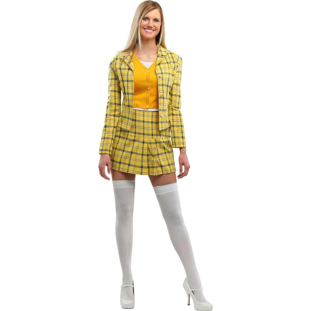 imageFun Costumes Plus Size Clueless Cher Costume for Women Authentic Clueless Cher Costume for 90s Cosplay ampamp Halloween 5X