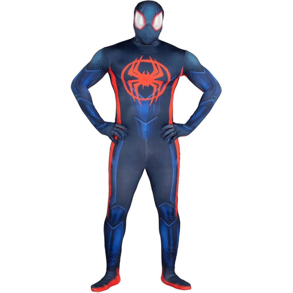 imageMARVEL SpiderVerse 2 Adult Miles Morales Zentai Suit Costume