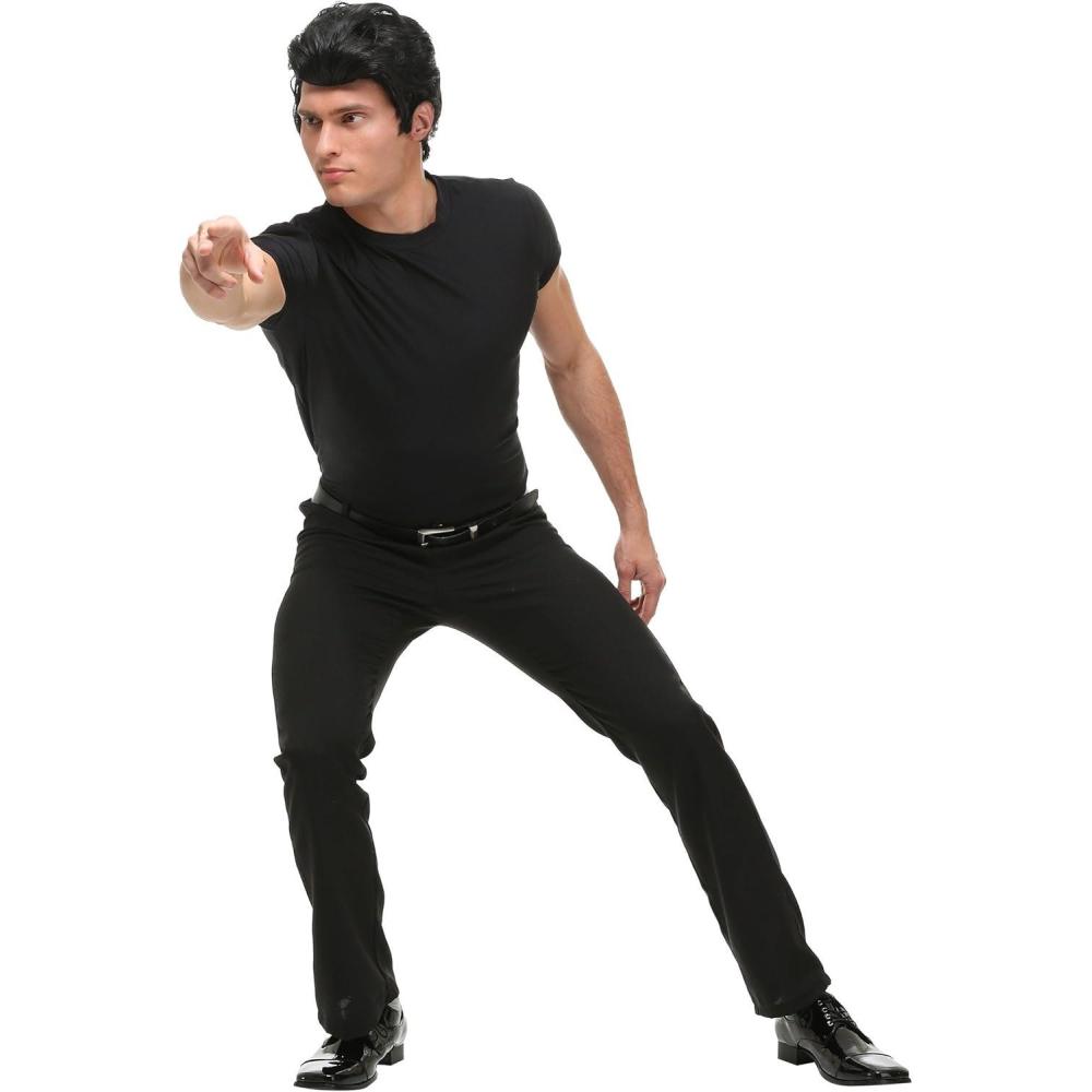 imageMens Danny Zuko Grease Costume for Adults  1950s Movie Character Cosplay Outfit  Greaser Cosplay for Men