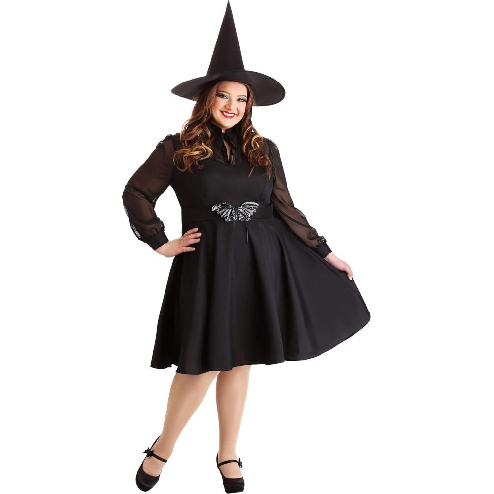 imagePlus Size Womens Enchanting Witch Costume  Dress Collar and Accessories