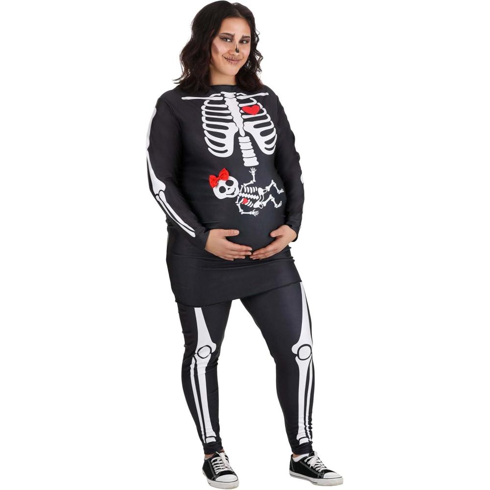 imagePlus Size Womens Maternity Skeleton Costume