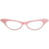 image50s Pink Frame Cat Eye Costume Glasses with Rhinestones  ST