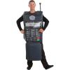 imageAdult Flip Phone Costume Retro Cellular Device Outfit with Vintage Design 90s Jumpsuit