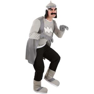 Adult Murky Costume | Rainbow Brite Villain Murkwell Dismal Men’s Complete Grey Retro Cartoon Character Outfit