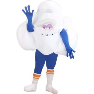 Adult Trolls Dreamy Cloud Guy Plus Size Costume, Stuffed Halloween Outfit