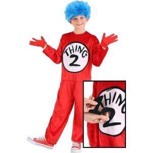 Dr Seuss Thing 1 & Thing 2 Costume for Kids