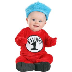 Dr. Seuss Thing 1 & Thing 2 Onesie Costume Infant