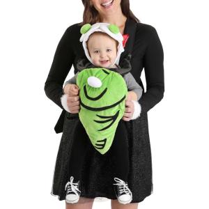 Fun Costumes Eggs & Ham Baby Carrier Cover Costume – Velour Carrier Cover with Headpiece – Standard – Green