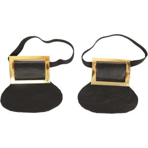 Fun Costumes Metallic Buckles for Shoes Standard