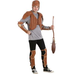 Harry Potter Adult Quidditch Costume Kit – Chest Armor, Helmet, Goggles, Shin Guards & Gauntlets, Officially Licensed