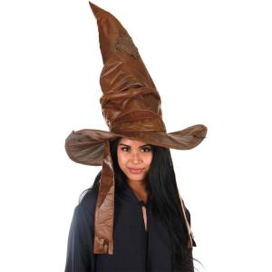 Harry Potter Deluxe Padded Sorting Hat Costume – Authentic Design with Hidden Pocket & Memory Wire Brim Edge