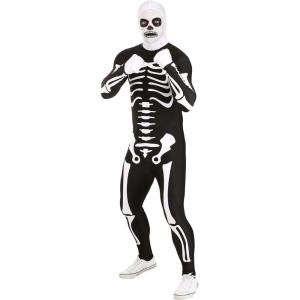 Karate Kid Skeleton Suit Costume – 80s Film Outfit for Halloween, Cosplay, and Movie-Inspired Themed Parties(Karate Kid Skeleton Suit Costume)