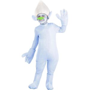 Kids Guy Diamond Costume | Trolls Guy Diamond Halloween Jumpsuit with Wig for Children