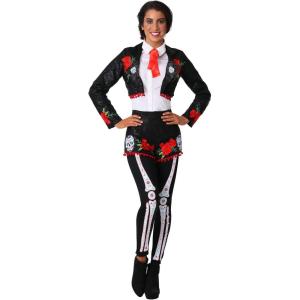 Women’s Day of the Dead Mariachi Costume(Day of the Dead Mariachi Costume – Black)