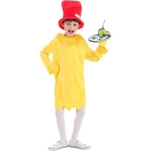 elope Dr. Seuss Green Eggs and Ham Sam I Am Costume for Kids Medium(Small)