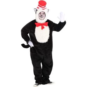 elope Dr. Seuss The Cat in the Hat Premium Costume Adult Plus