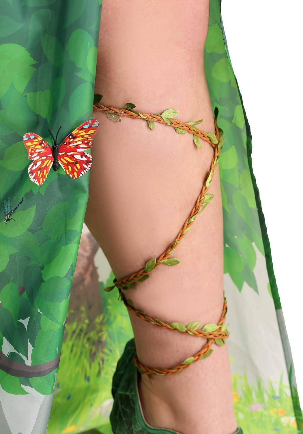 imagePlus Size Mother Nature Costume for Women Magical Earth Goddess Dress For Adults Forest Queen Cosplay Dress