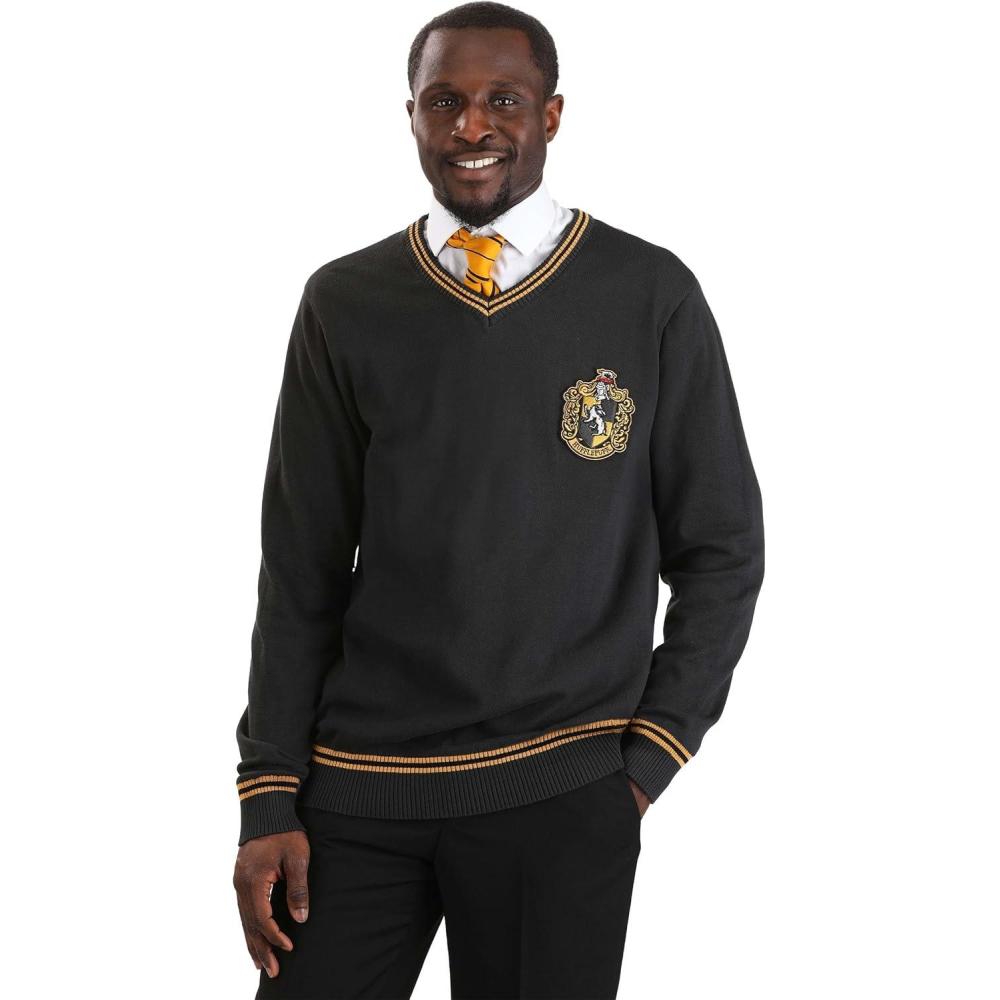 imageAdult Harry Potter House Themed Sweaters for Men ampamp Women  Gryffindor Slytherin Hufflepuff ampamp Ravenclaw UniformHufflepuff