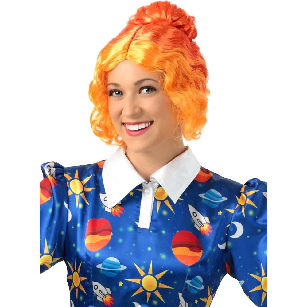 imageMagic School Bus Ms Frizzle Wig Synthetic Hair Officially LicensedWhimsical