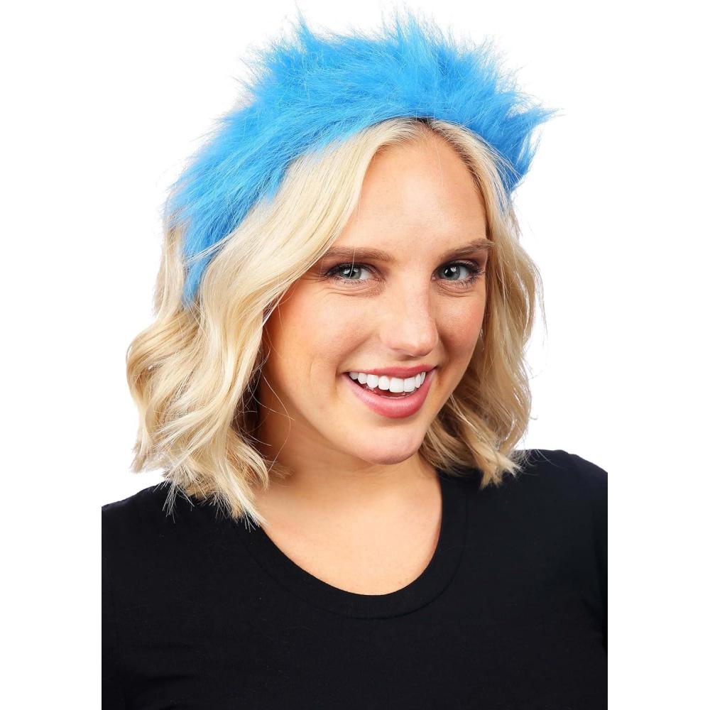 imageThing 1 ampamp 2 Blue Fuzzy Costume Headband  Officially Licensed Dr Seuss AccessoryBlue