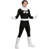 imageMens Nickelodeon Danny Phantom Costume Jumpsuit with Belt Gloves and Boot Covers for Halloween and Cosplay