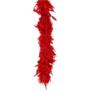 Adult 80 Gram Red Feather Boa Costume Accessory