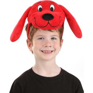 Clifford Face Headband Costume Accessory – Velour Fabric with Sculpted Ears, Officially Licensed