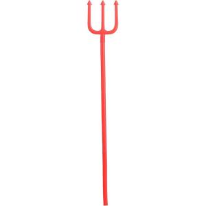 Devil Pitchfork Costume Accessory – Red Devil Pitchfork with 44″ Length
