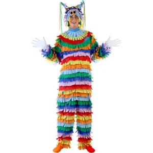 Fun Costumes Adult Pinata Costume – Multicolored – Standard