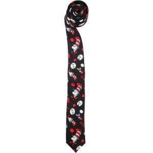 The Cat in the Hat Costume Pattern Necktie For Adults & Kids