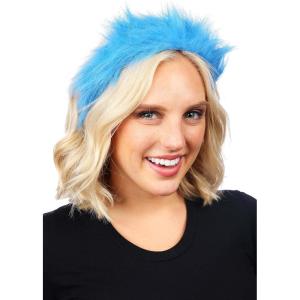 Thing 1 & 2 Blue Fuzzy Costume Headband – Officially Licensed Dr. Seuss Accessory(Blue)