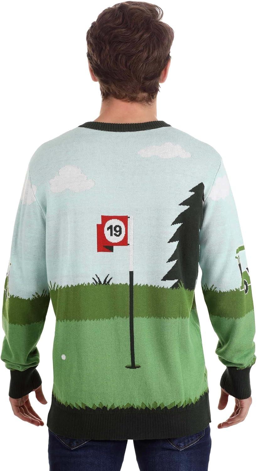 imageFun Costumes Caddyshack ampamp Gopher Ugly Sweater for Adults Funny Movie Sweaters Golf Sweaters for Sports PartyGreen