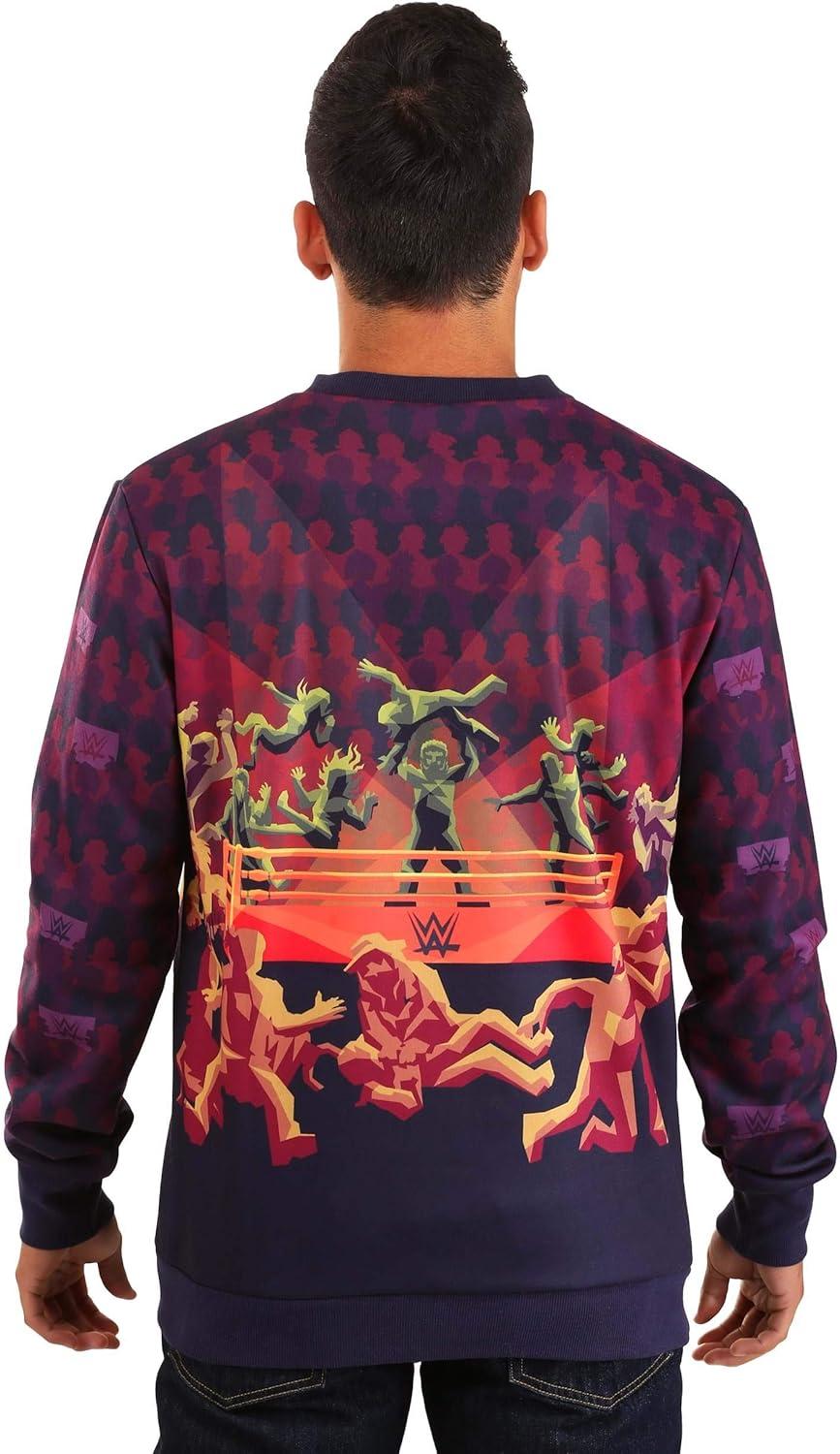 imageRadical Rumble WWE Sweater for Adults WWE Crewneck Sweaters WWE Wrestling Sweatshirt for Men ampamp WomenMulticolor