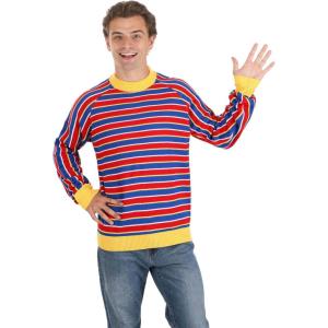 Sesame Street Ernie Sweater for Adults | Bert & Ernie Cosplay Sweaters | Muppets Cosplay Apparel